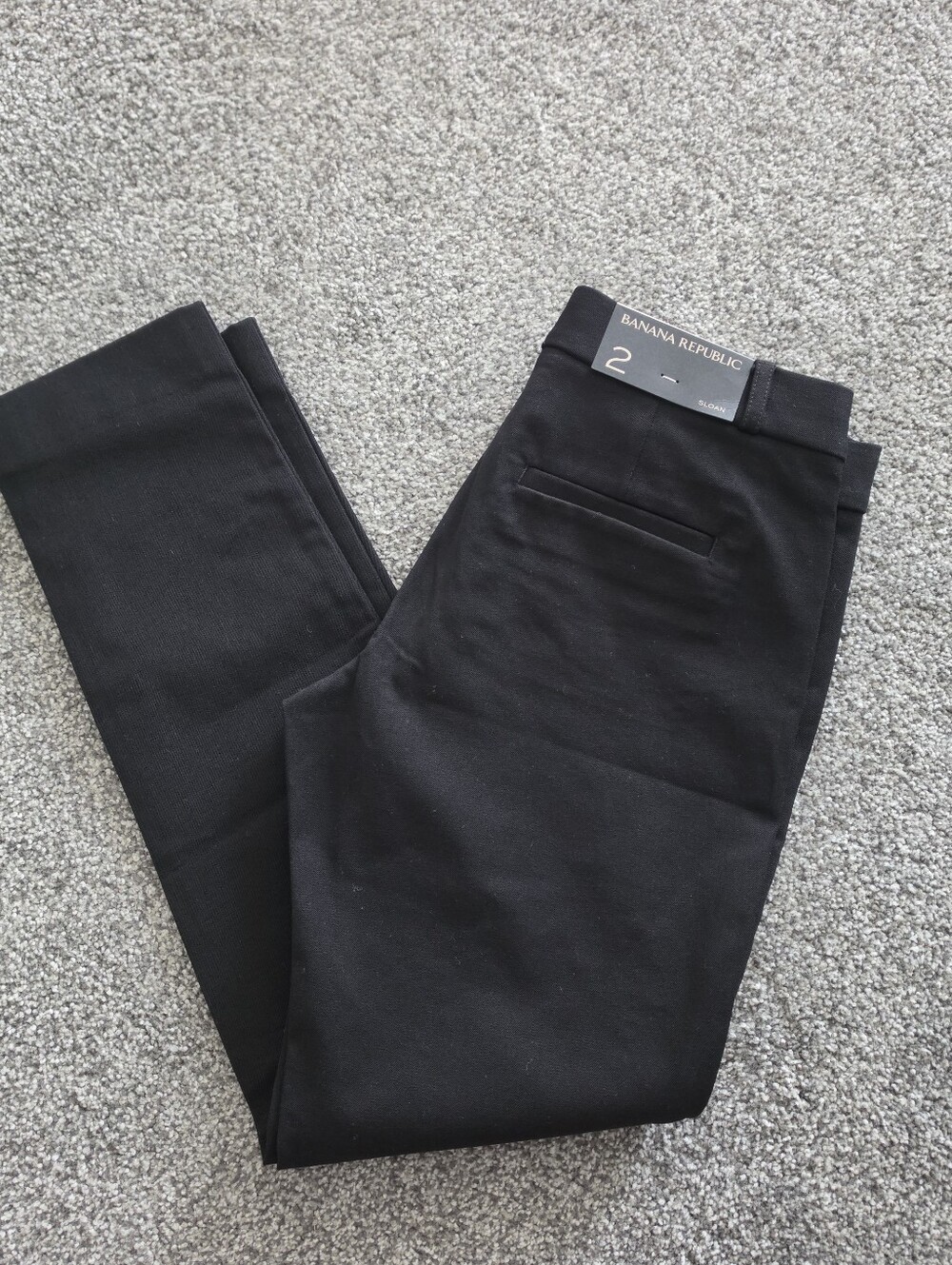 NWT! Banana Republic Black Sloan Pants - Picture 2 of 8
